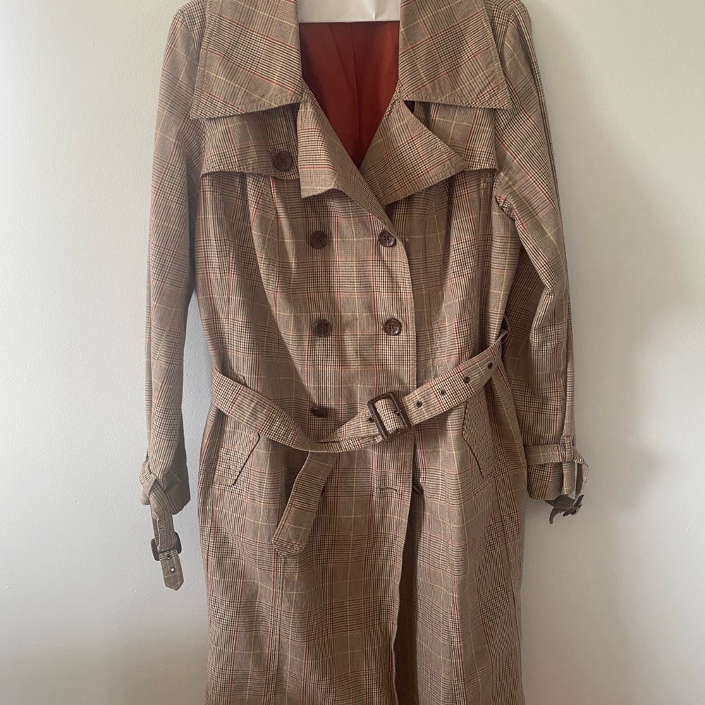 Merona Trench Coat Sz XL